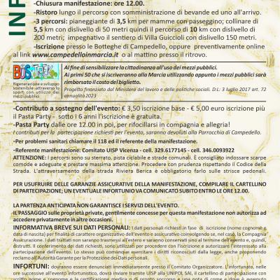 Locandina Campedello In Marcia Retro